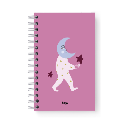 Cuaderno Toy cosmic moon (rayado) -pequeño-