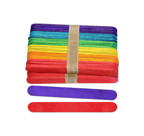 Bajalenguas de colores -paquete 50 unidades-
