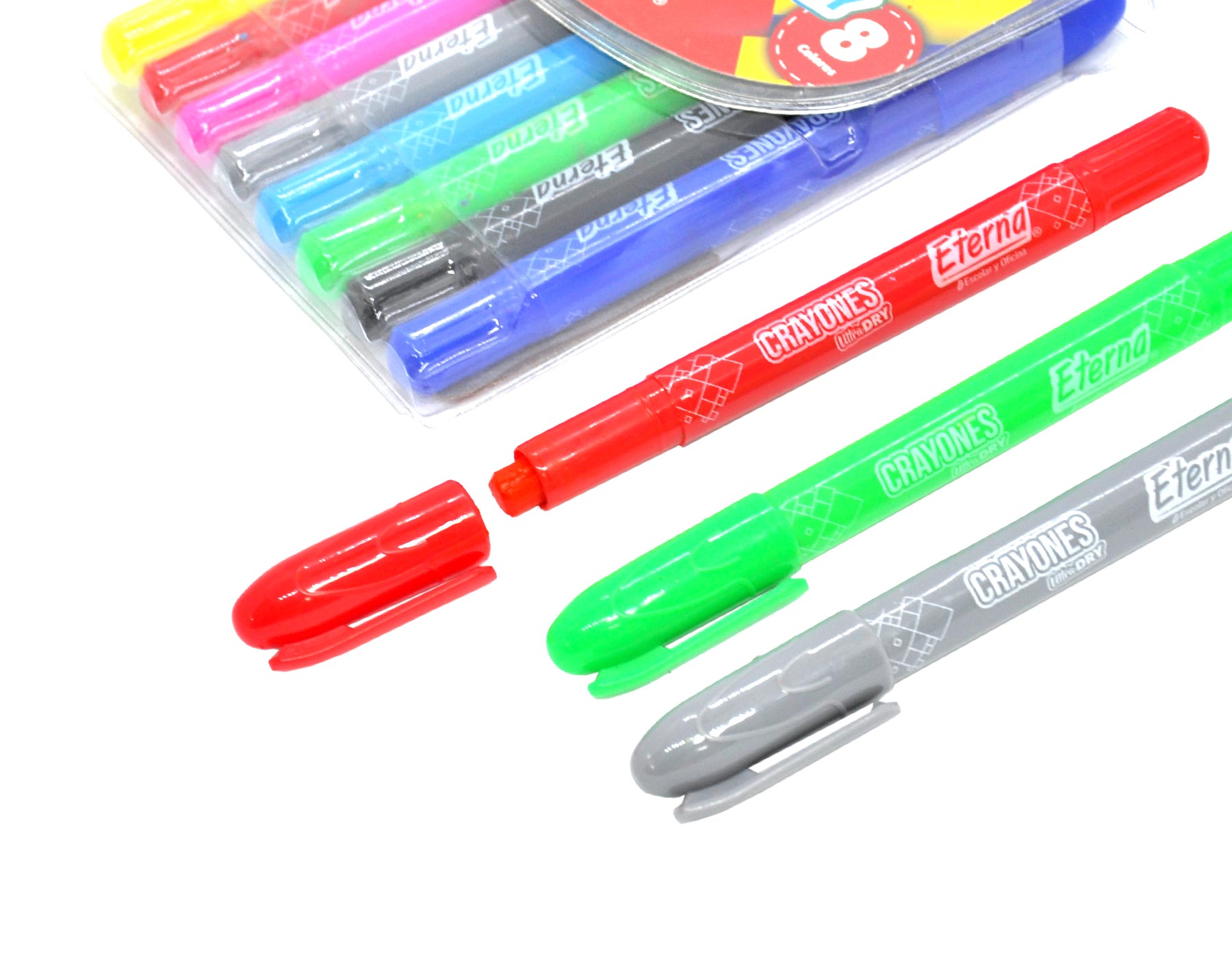 Pintubarritas -caja 8 colores-
